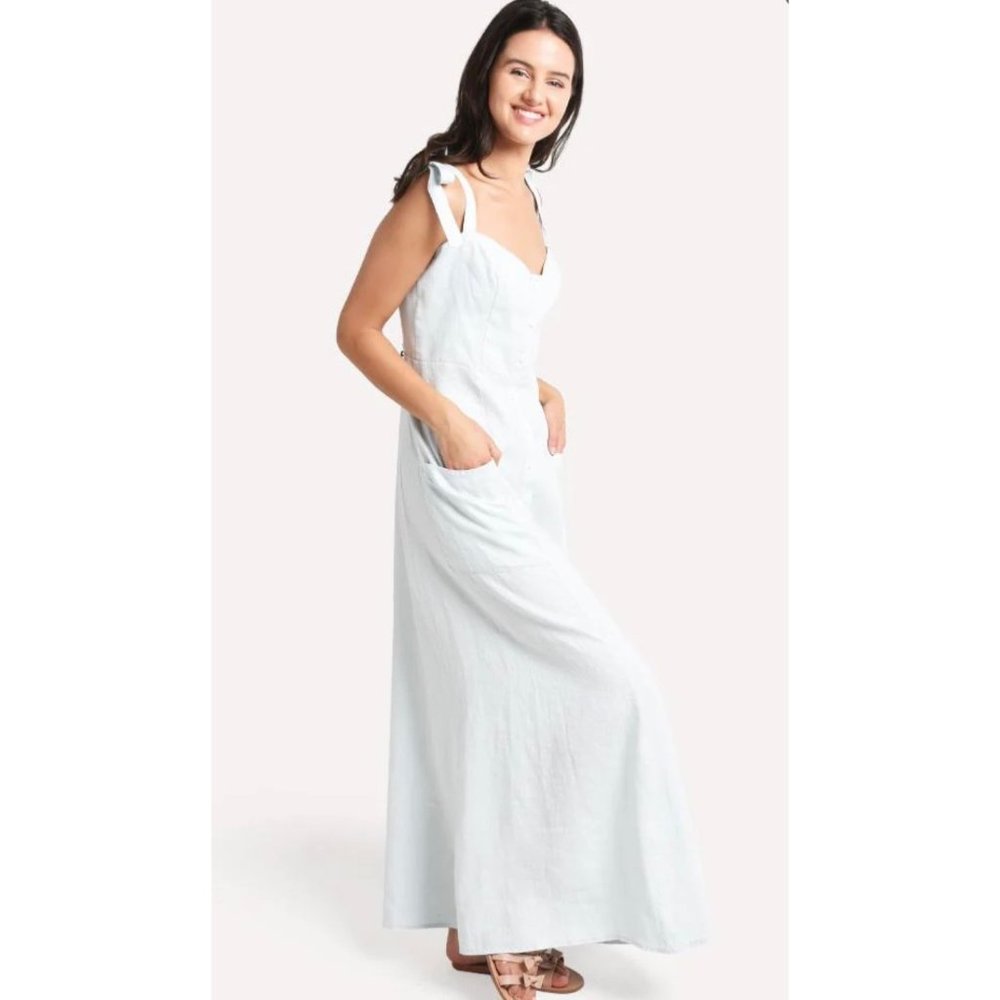 Honorine White Maxi Dress